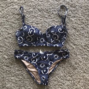 NWOT Faherty Swimsuit top & bottom, Size S
